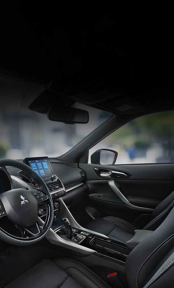 Touchscreen Eclipse Cross Plug-in Hybrid Select Der Touchscrreen mit Rückfahrkamera im Eclipse Cross Plug-in Hybrid Select